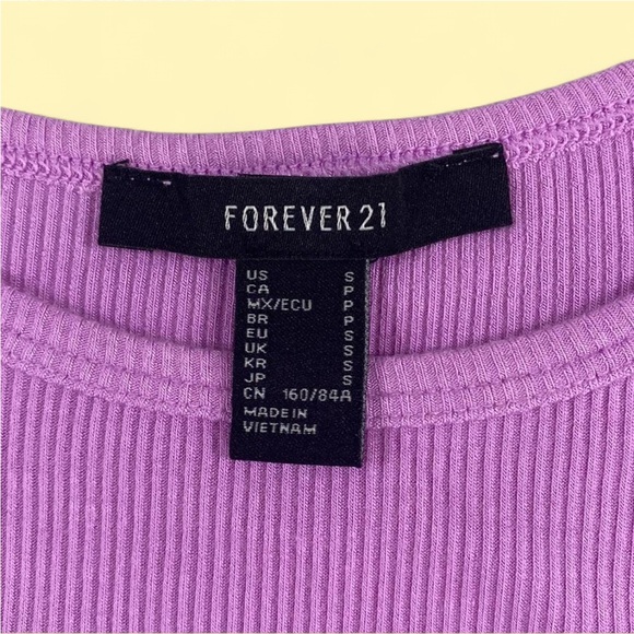 Forever 21 Ruched Ribbed Shirt - Picture 2 of 6